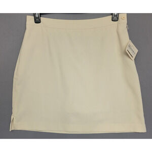 EP Pro Athletic Skorts A-line Womens 12 Beige Golf Activewear Sporty New